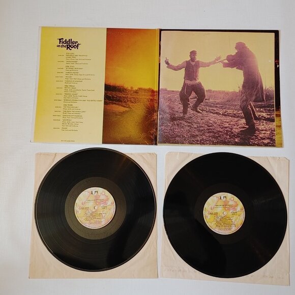 Vintage Fiddler on the Roof Gatefold 2 x LP Vinyl Collection - Picture 6 of 6